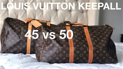 lv all-in gm bag vs keepall 45|the keepall luggage.